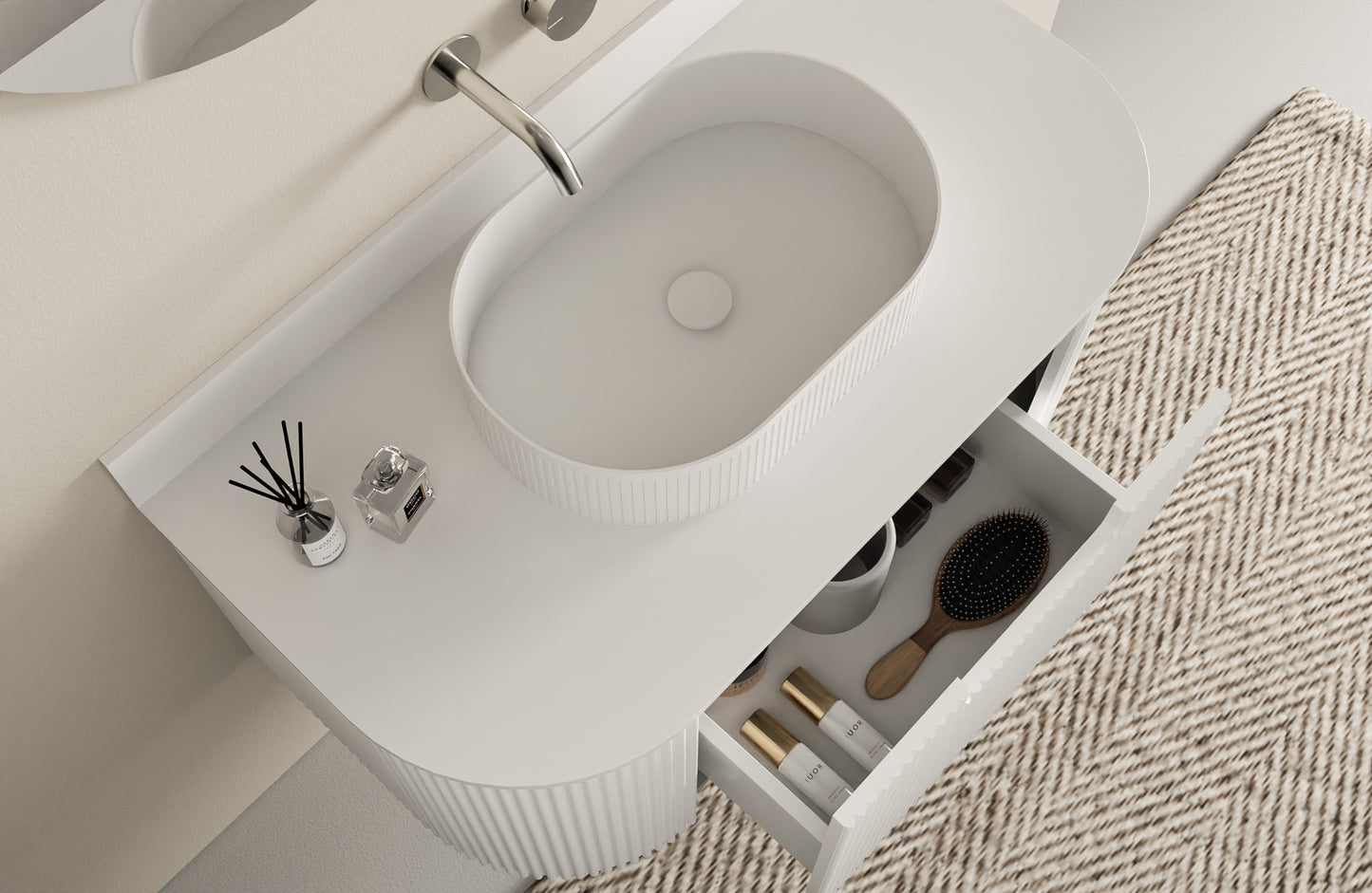 24'' / 30'' / 36'' / 48'' / 60'' Shiraz Floating Vanity