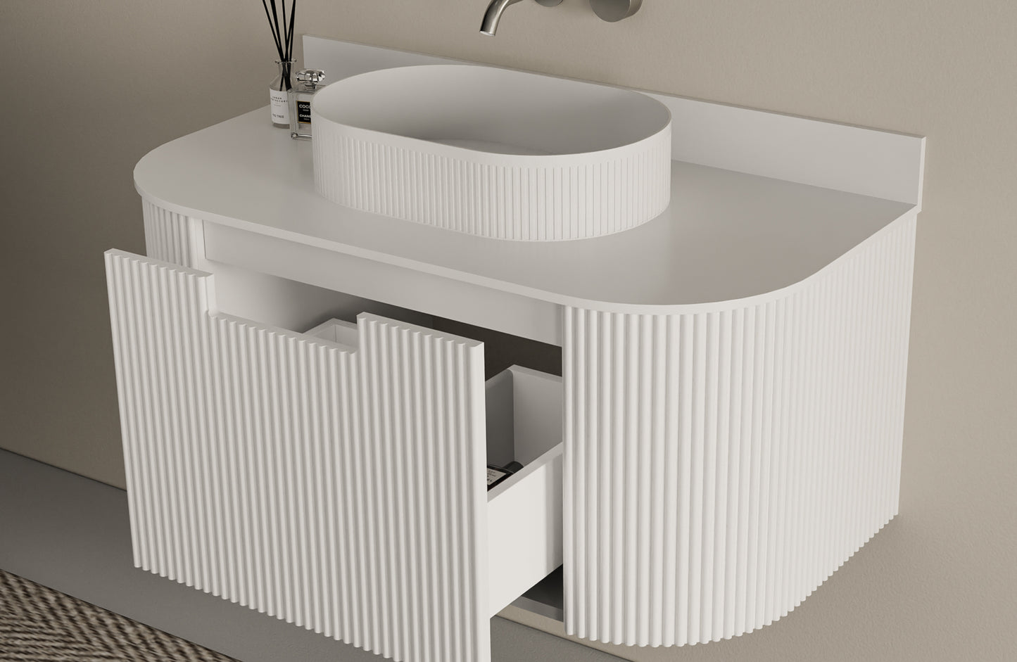 24'' / 30'' / 36'' / 48'' / 60'' Shiraz Floating Vanity