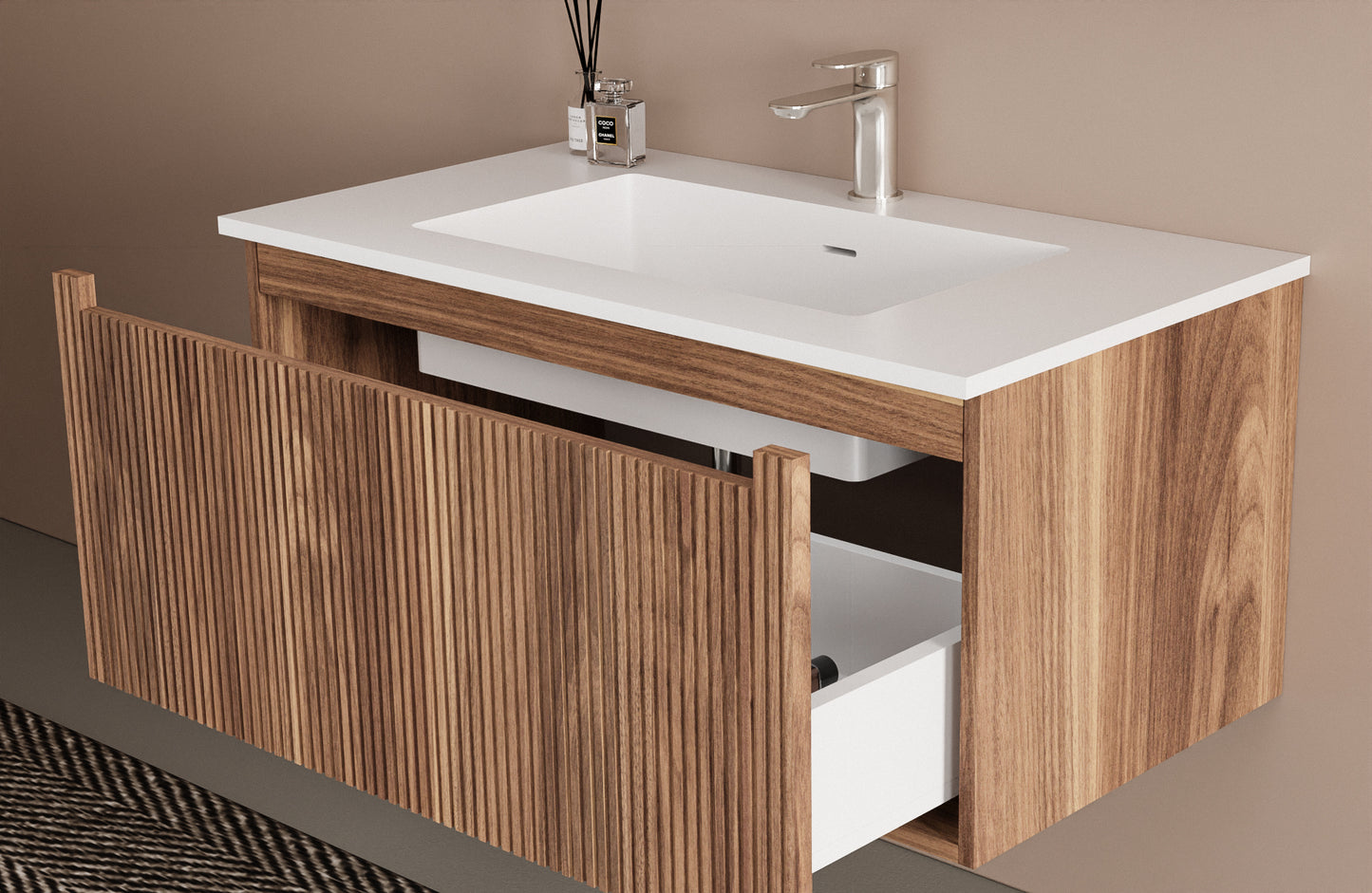 30'' / 36'' / 48'' / 60'' Milan Floating Vanity
