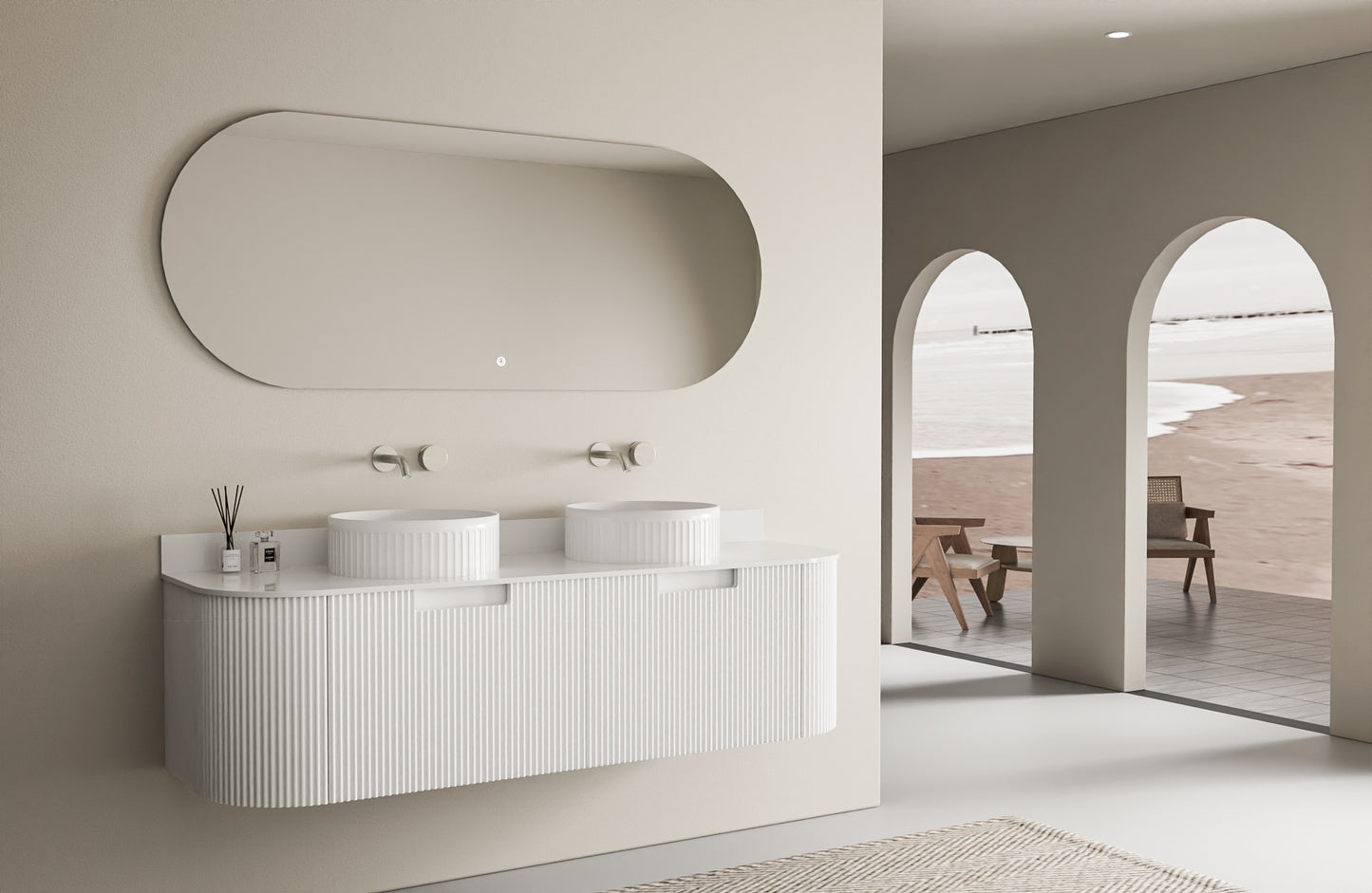 24'' / 30'' / 36'' / 48'' / 60'' Shiraz Floating Vanity