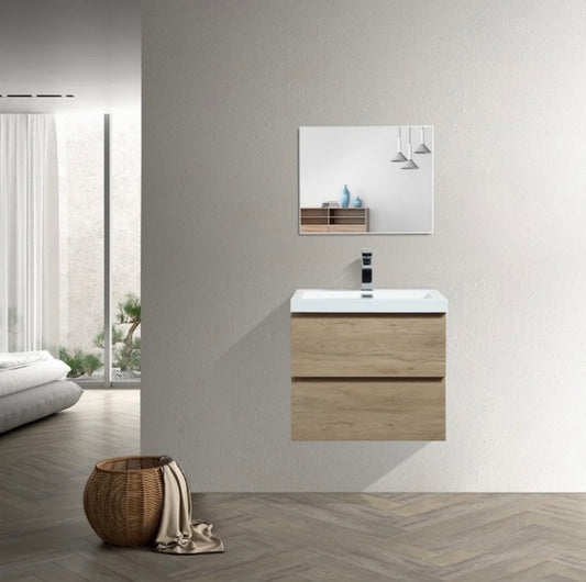 24'' / 30'' / 36'' Floating Vanity with Acrylic Countertop