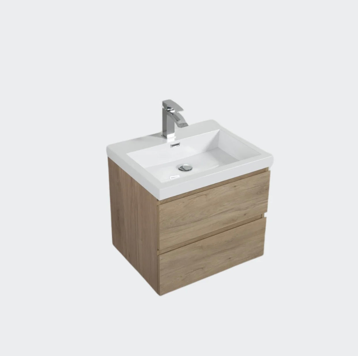 24'' / 30'' / 36'' Floating Vanity with Acrylic Countertop