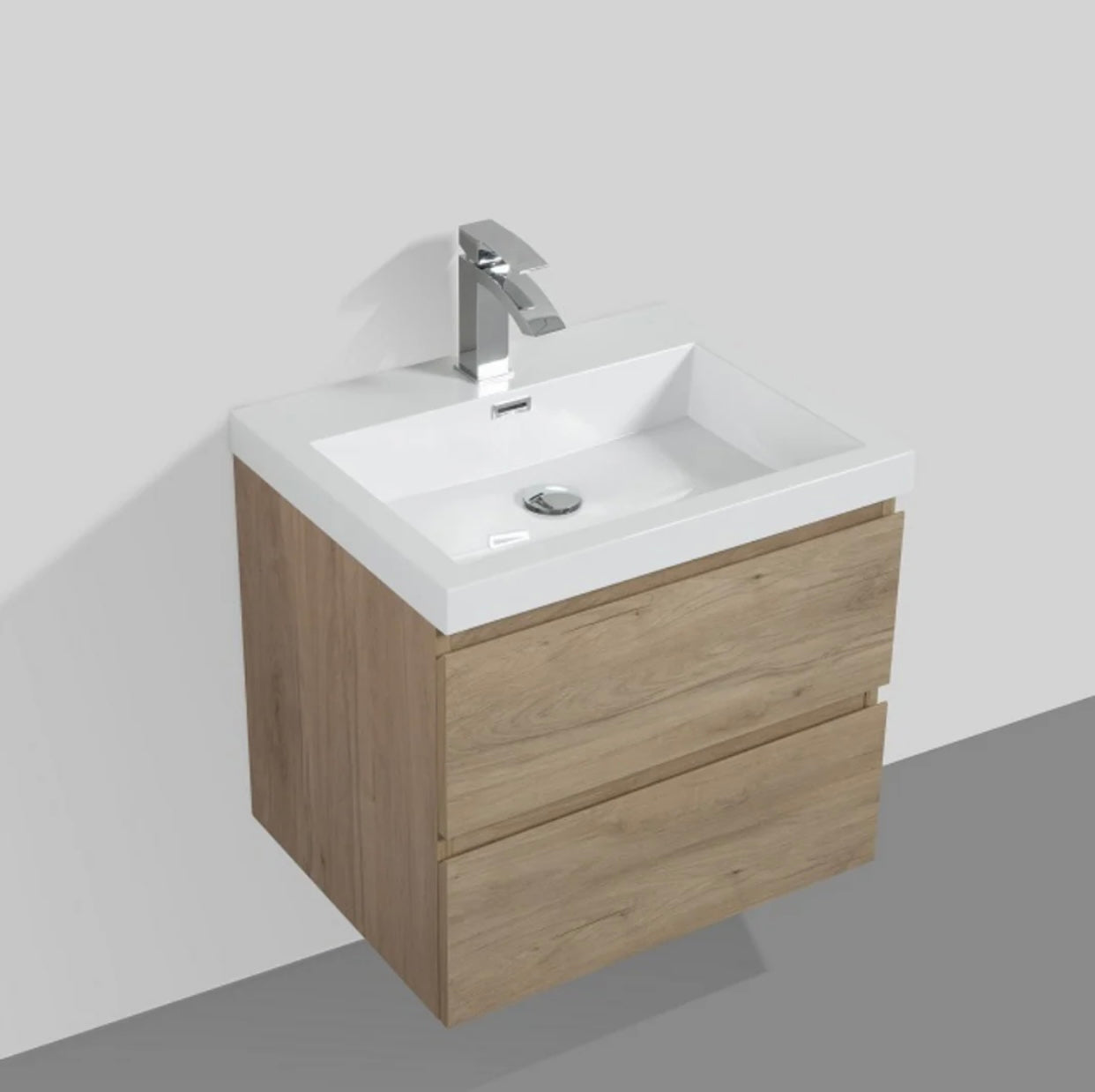 24'' / 30'' / 36'' Floating Vanity with Acrylic Countertop