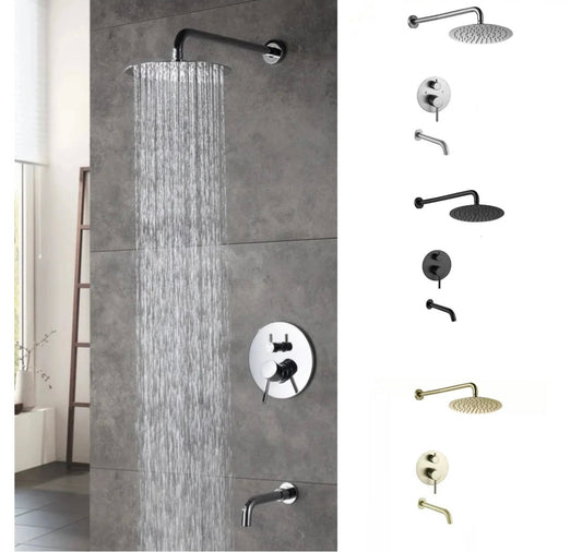 2-WAY SHOWER COMBO SET – WITH SPOUT OR HANDHELD