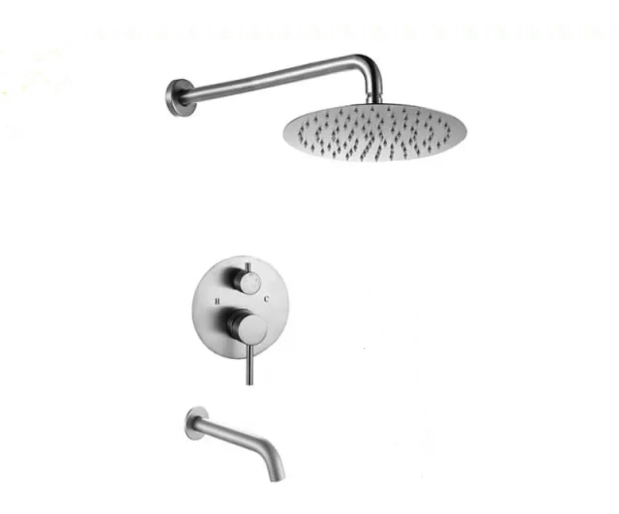 2-WAY SHOWER COMBO SET – WITH SPOUT OR HANDHELD