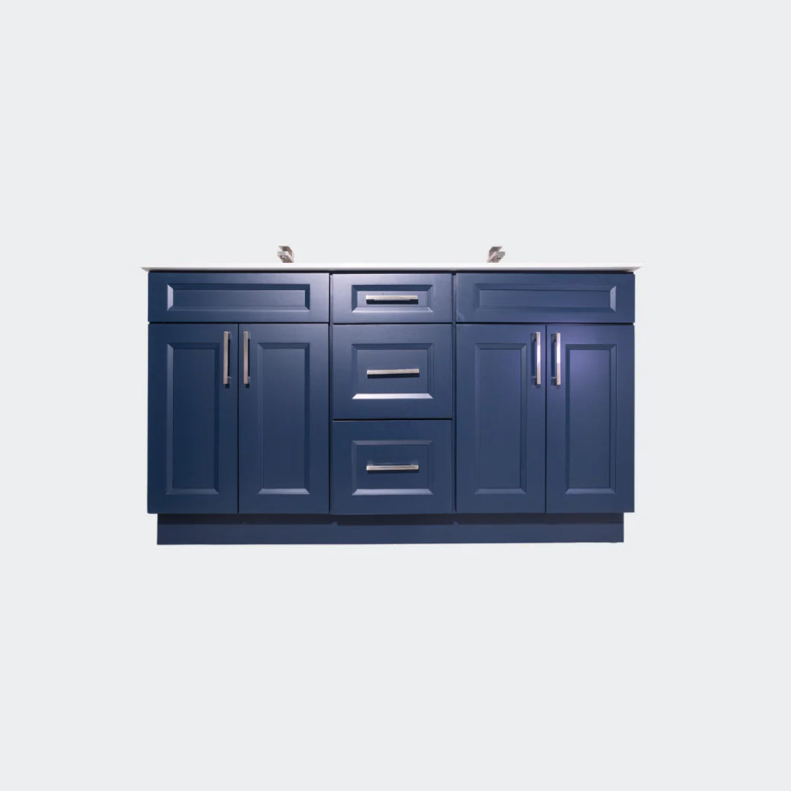 72'' Solid Wood - Double Sink