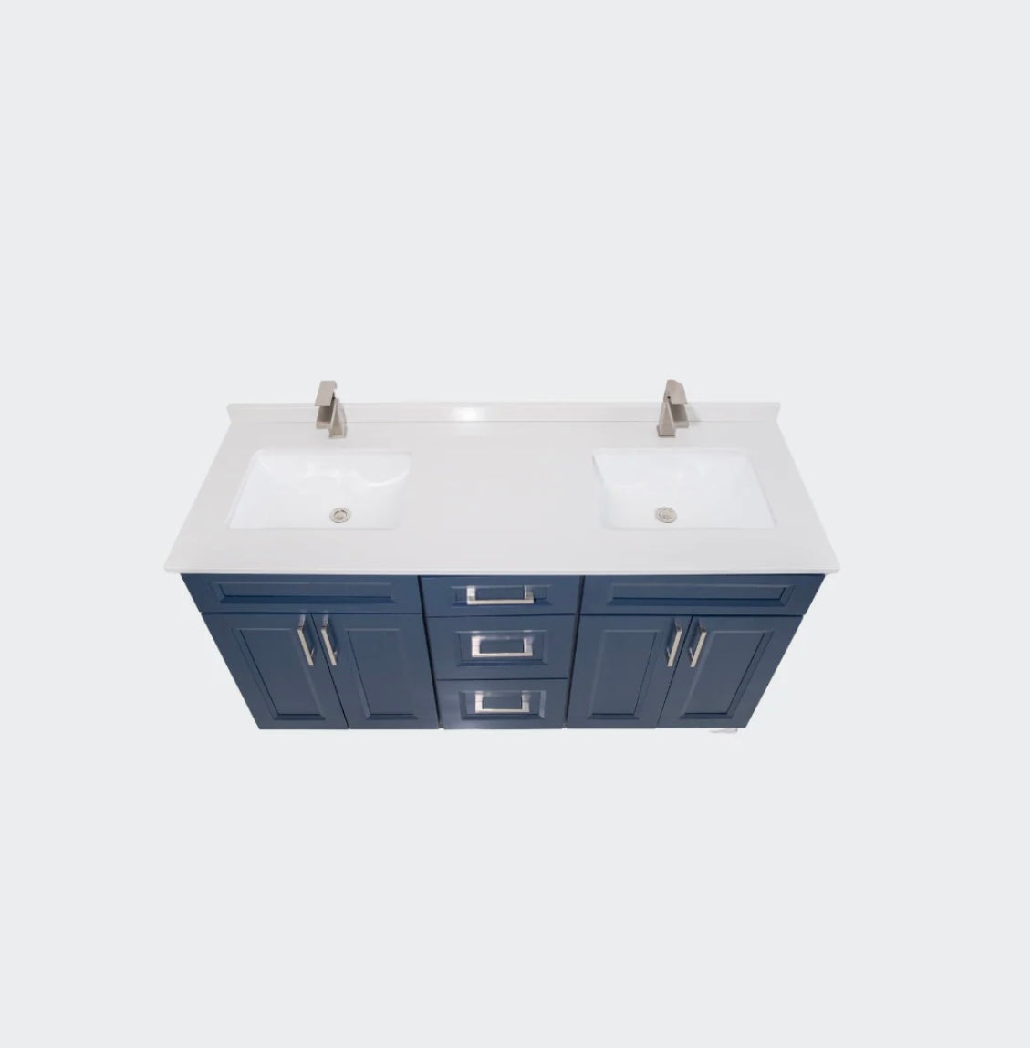 72'' Solid Wood - Double Sink
