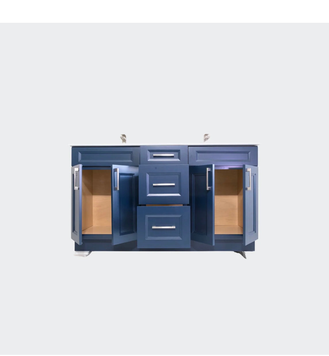 72'' Solid Wood - Double Sink