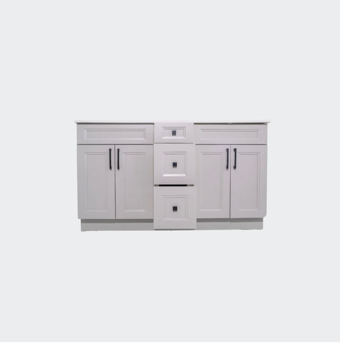 60'' Solid Wood - Double Sink