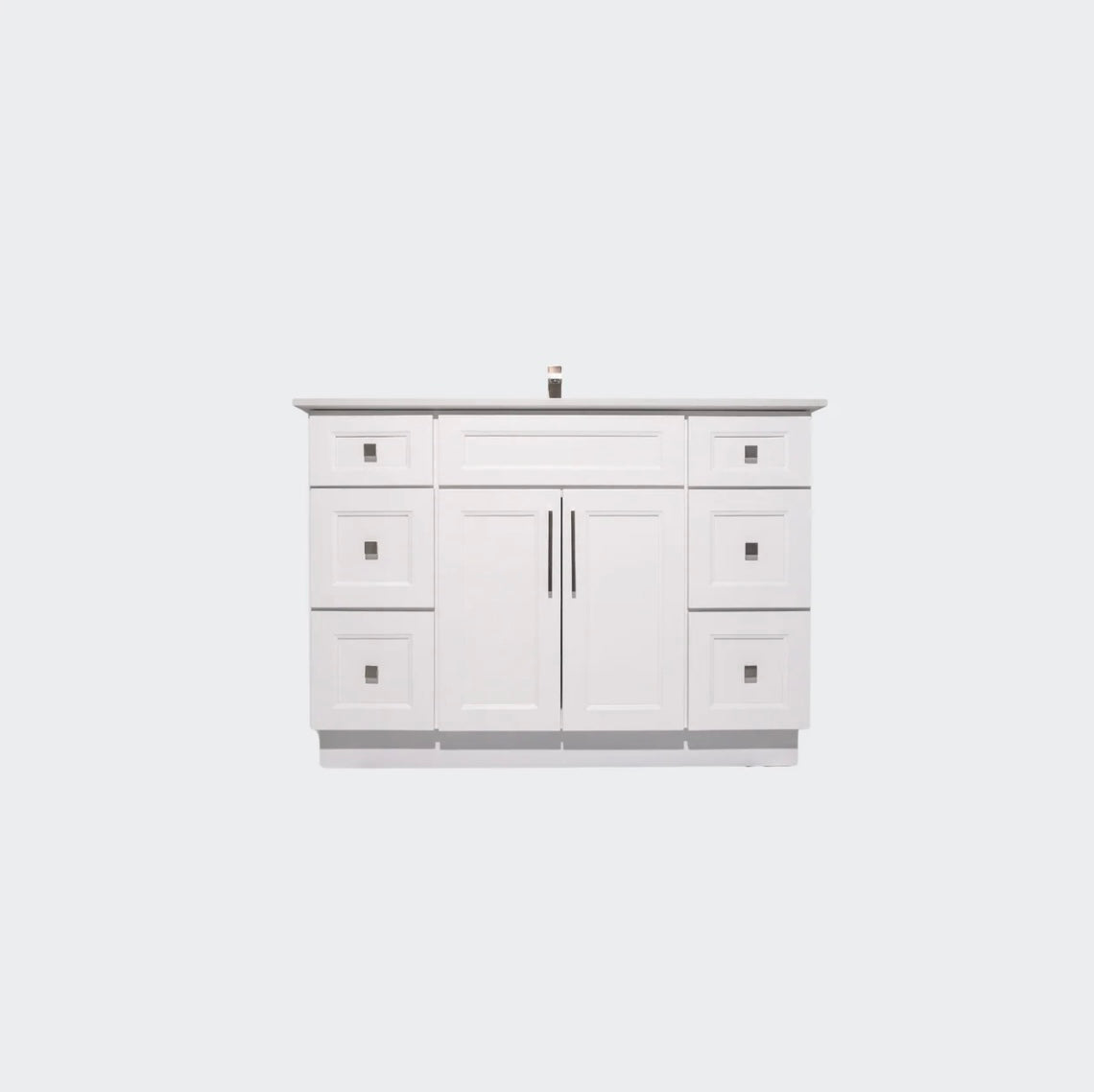 48'' 2 door 6 drawer vanity