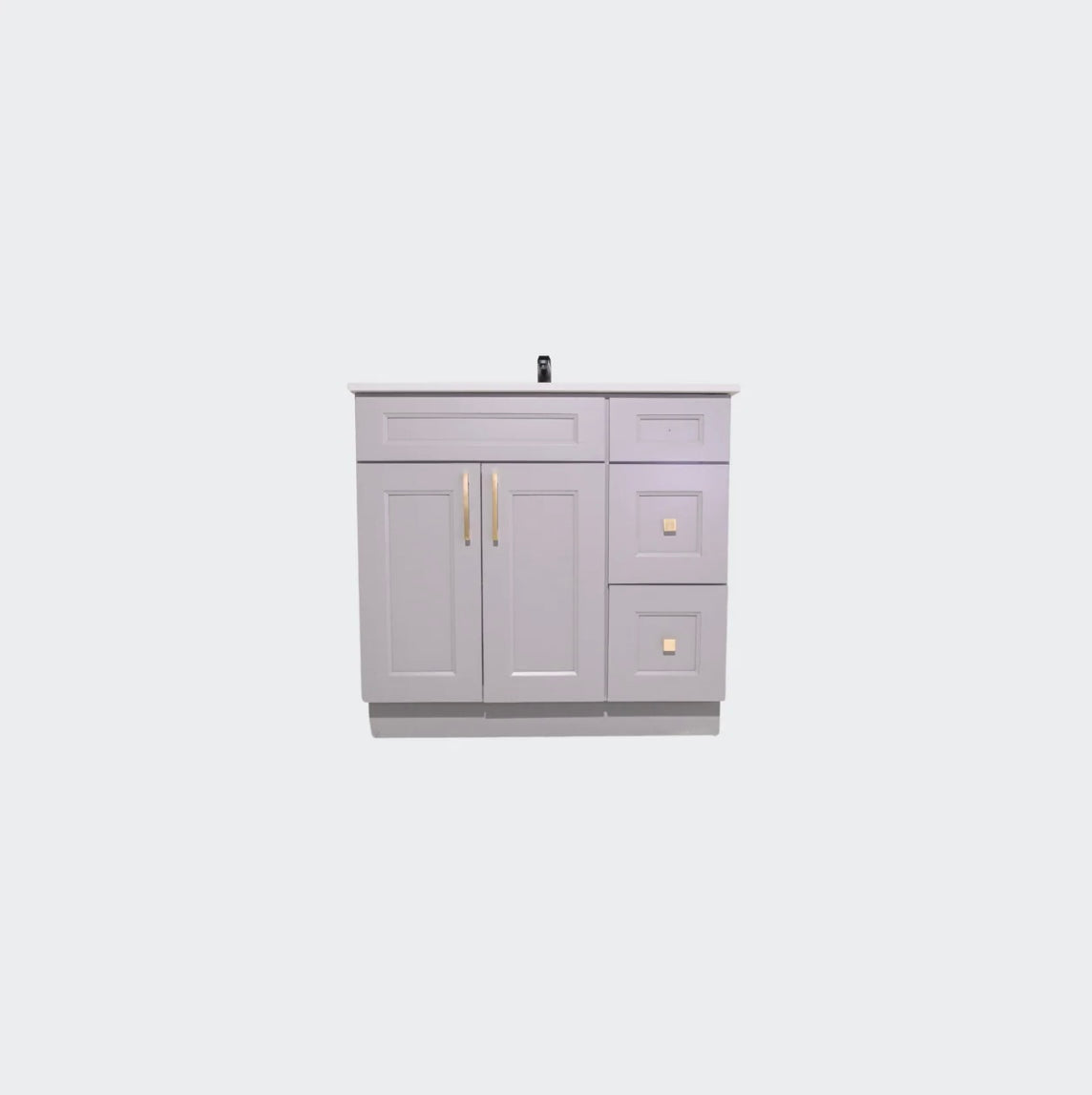 36'' Solid Wood with Drawer LEFT/RIGHT