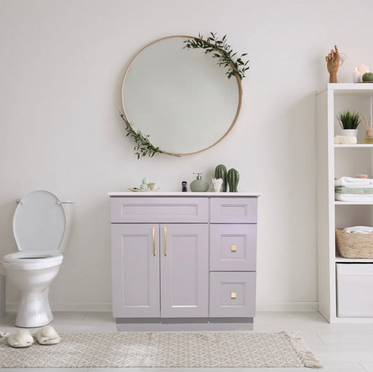 36'' Solid Wood with Drawer LEFT/RIGHT