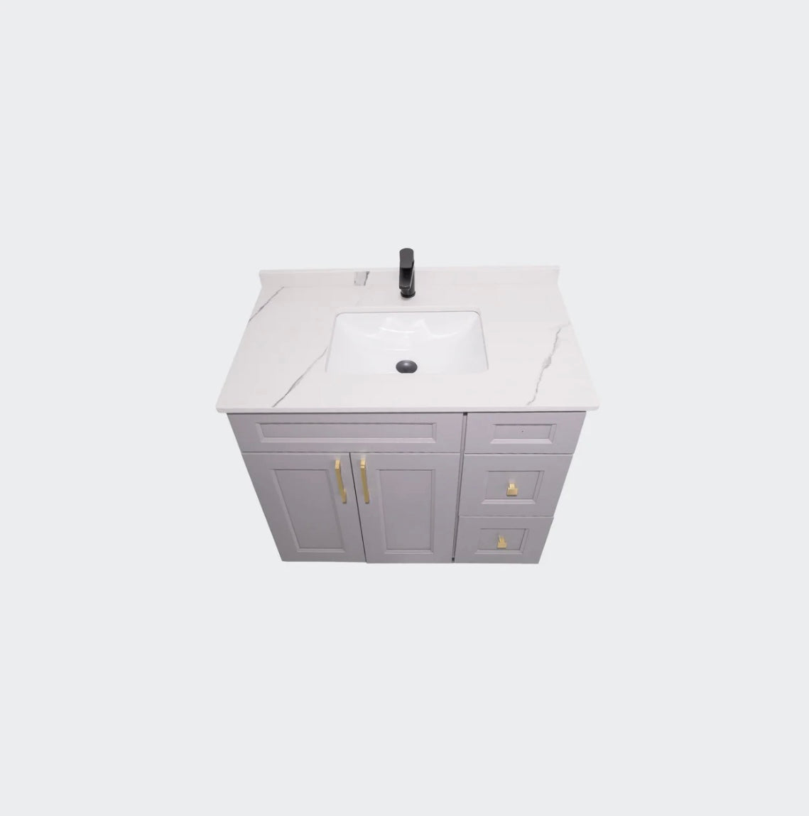 36'' Solid Wood with Drawer LEFT/RIGHT