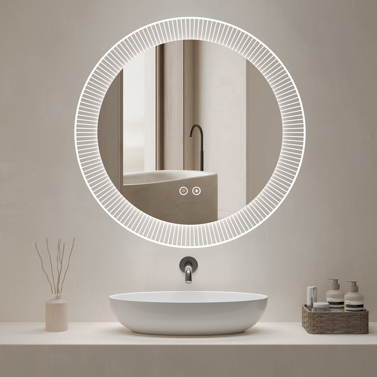 Y3001 Round LED Mirror